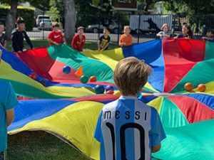 Run for Fun After School Program Parachute Play